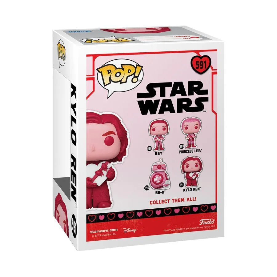 FUN67612 Star Wars - Kylo Ren Valentines Edition Pop! Vinyl - Funko - Titan Pop Culture