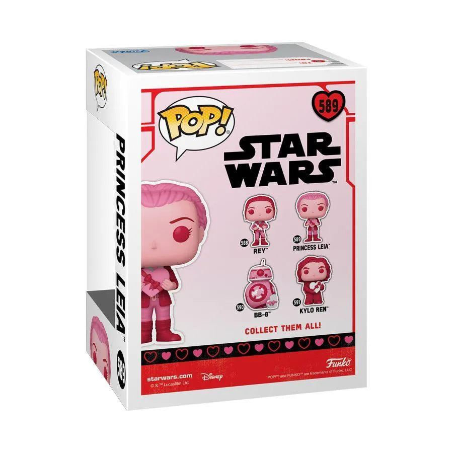 FUN67613 Star Wars - Princess Leia Valentines Edition Pop! Vinyl - Funko - Titan Pop Culture