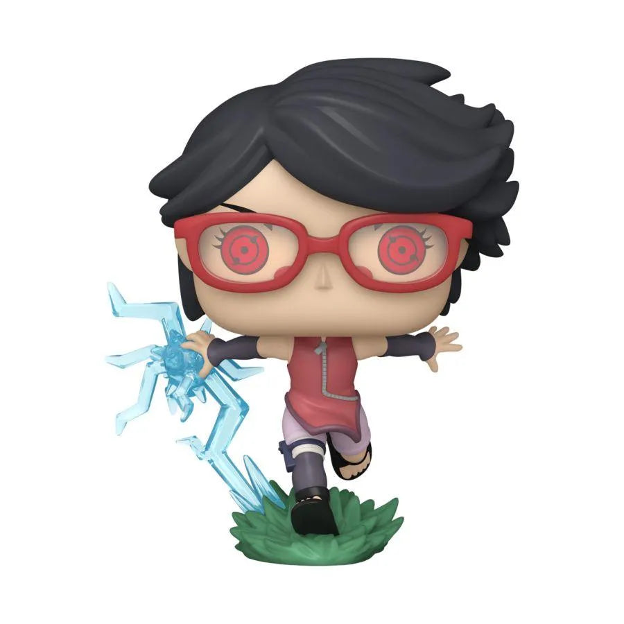 FUN68208 Boruto: Naruto Next Generations - Sarada with Sharingan Glow US Exclusive Pop! Vinyl [RS] - Funko - Titan Pop Culture
