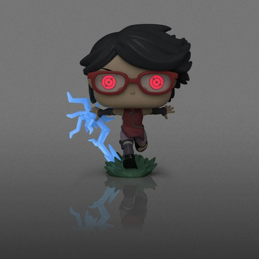 FUN68208 Boruto: Naruto Next Generations - Sarada with Sharingan Glow US Exclusive Pop! Vinyl [RS] - Funko - Titan Pop Culture