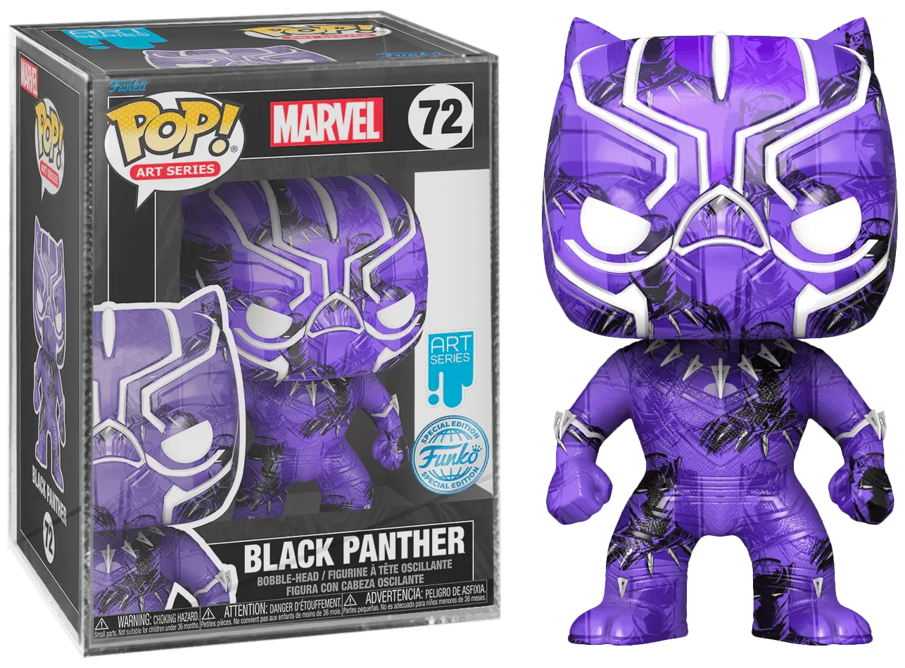 FUN68251 Black Panther (2018) - Black Panther (Artist Series) US Exclusive Pop! Vinyl [RS] - Funko - Titan Pop Culture