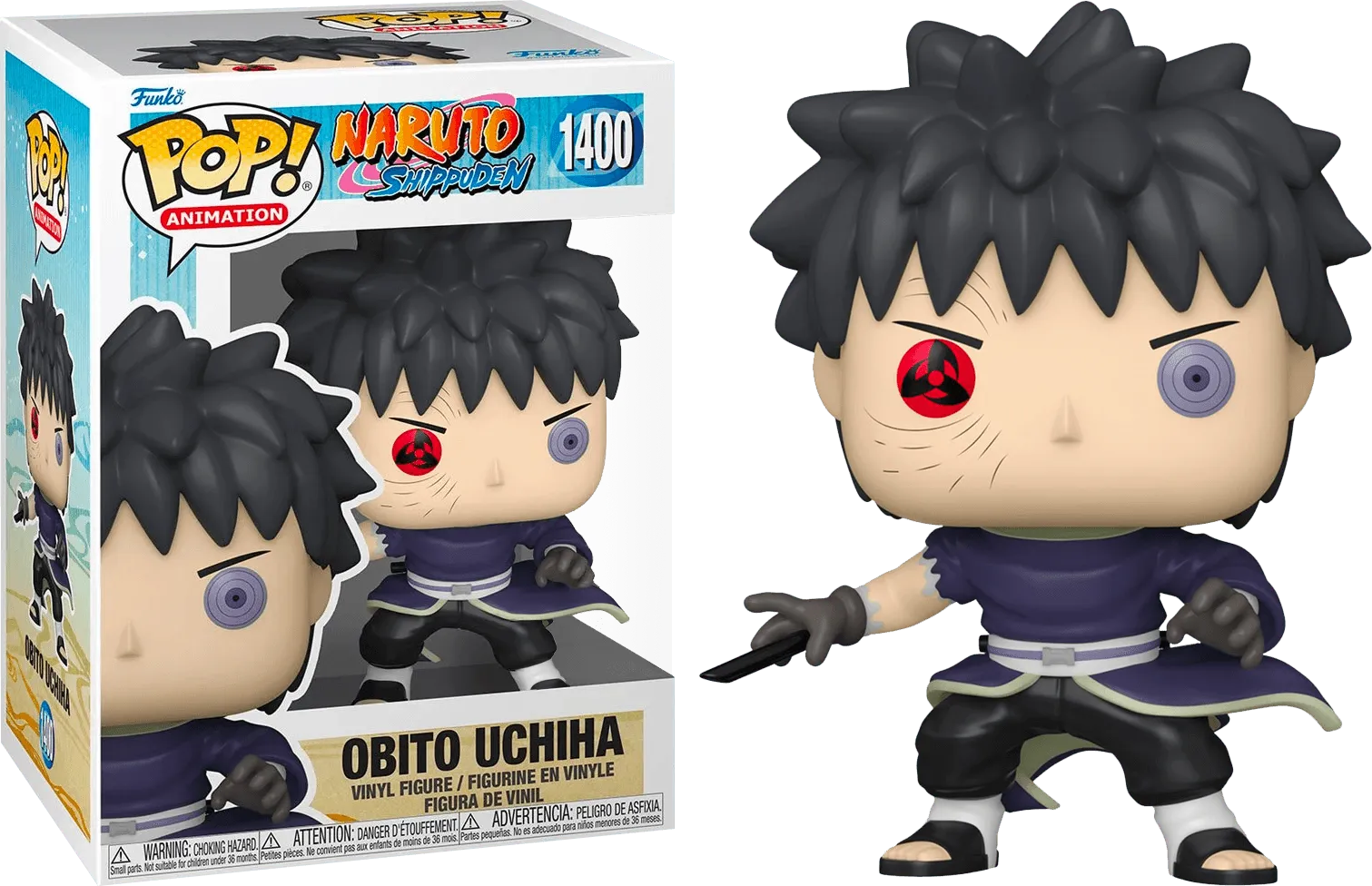 FUN68270 Naruto - Obito Unmasked US Exclusive Pop! Vinyl [RS] - Funko - Titan Pop Culture