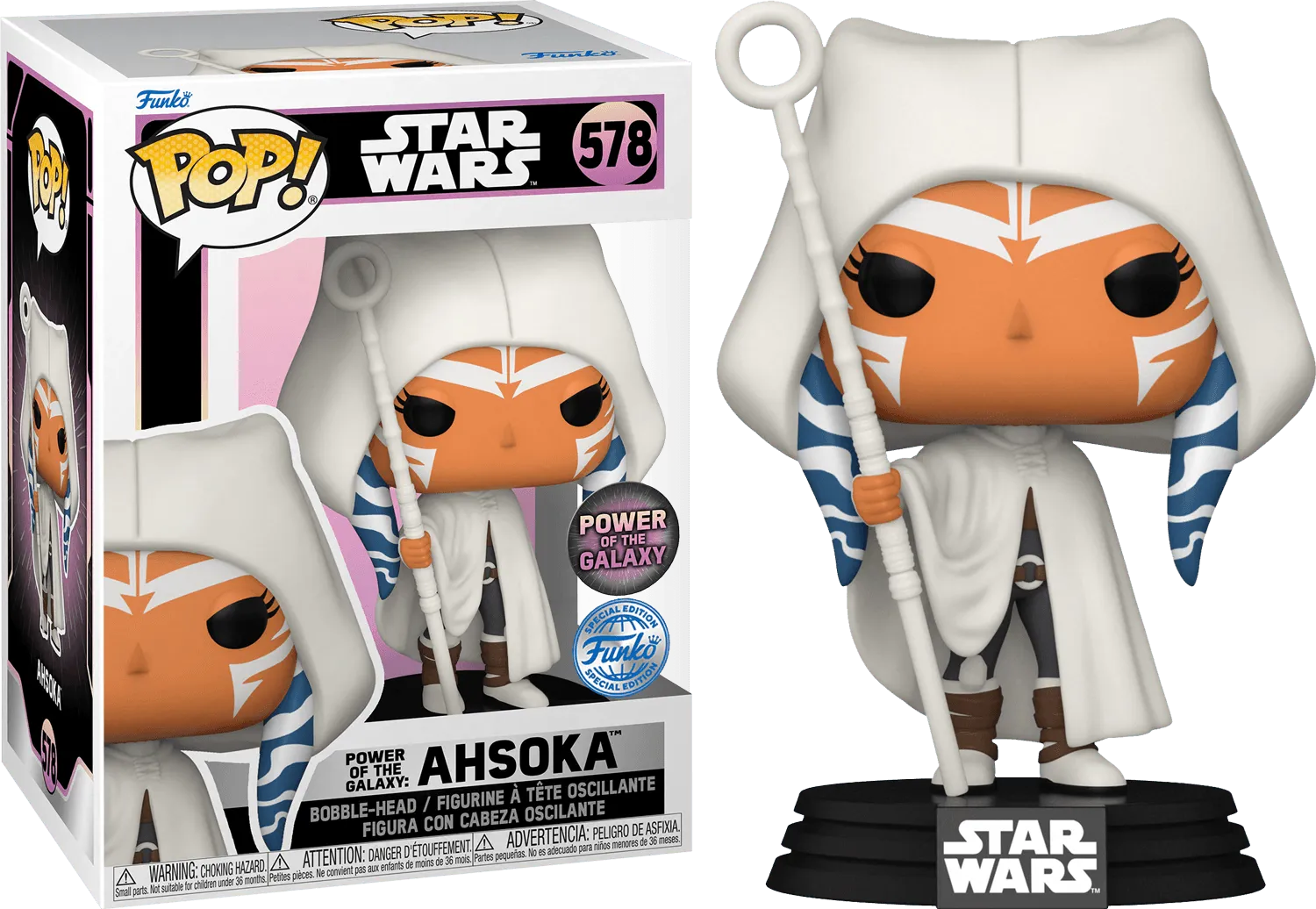 FUN68281 Star Wars Rebels - Ahsoka Tano Power of the Galaxy Pop! Vinyl [RS] - Funko - Titan Pop Culture