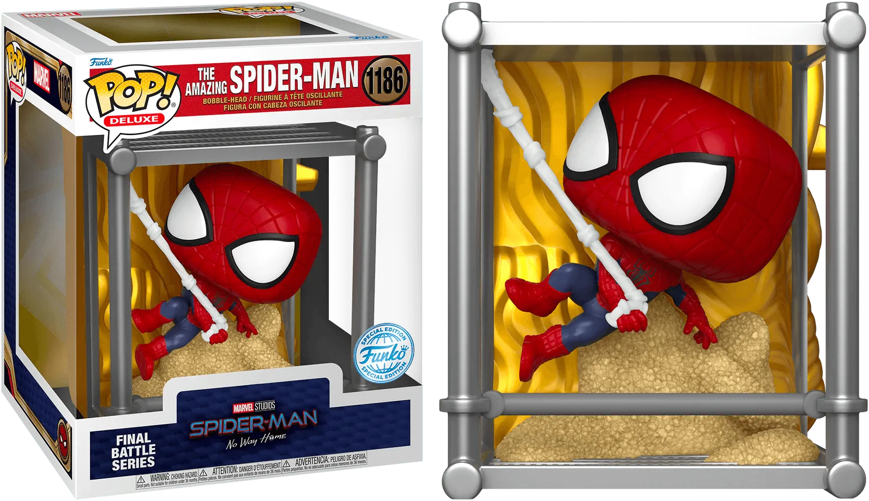 FUN68389 Spider-Man: No Way Home - Spider-Man 3 US Exclusive Build-A-Scene Pop! Deluxe [RS] - Funko - Titan Pop Culture