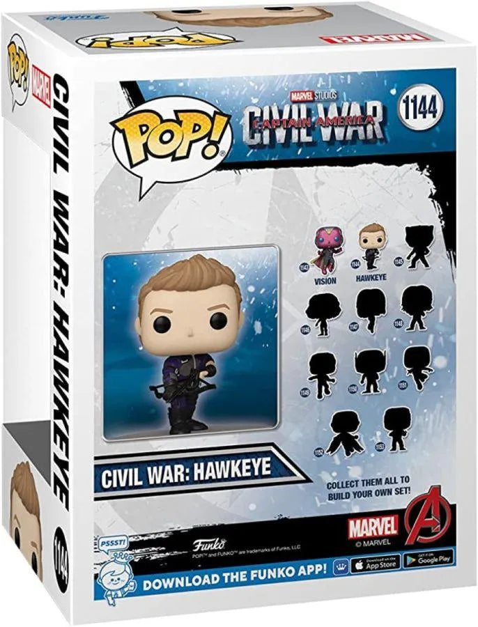 FUN68486 Captain America 3: Civil War - Hawkeye Build A Scene US Exclusive Pop! [RS] - Funko - Titan Pop Culture