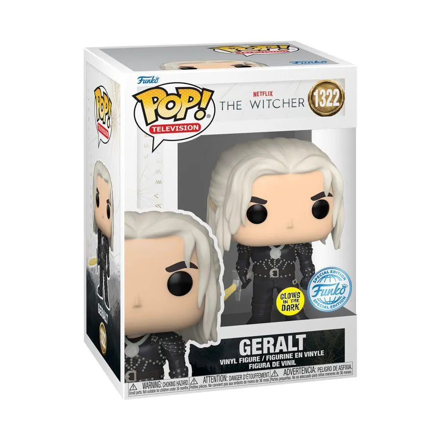FUN68646 The Witcher (TV) - Geralt with sword US Exclusive Glow Pop! Vinyl [RS] - Funko - Titan Pop Culture