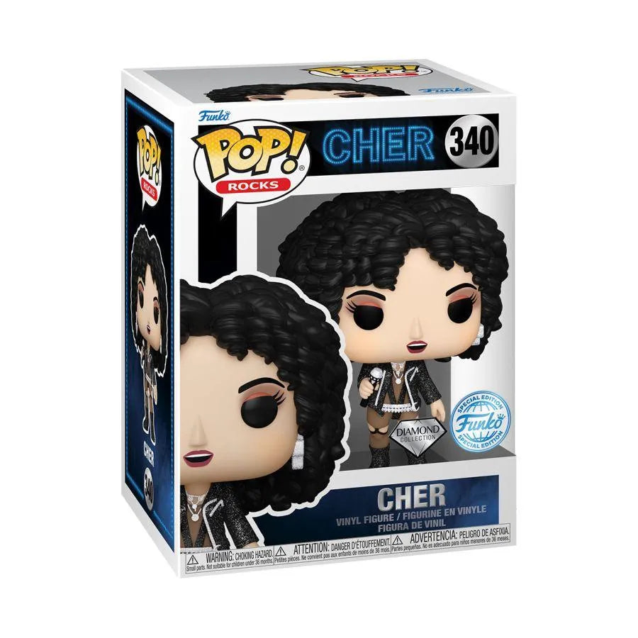 FUN68696 Cher - If I Could Turn Back Time Diamond Glitter US Exclusive Pop! Vinyl [RS] - Funko - Titan Pop Culture
