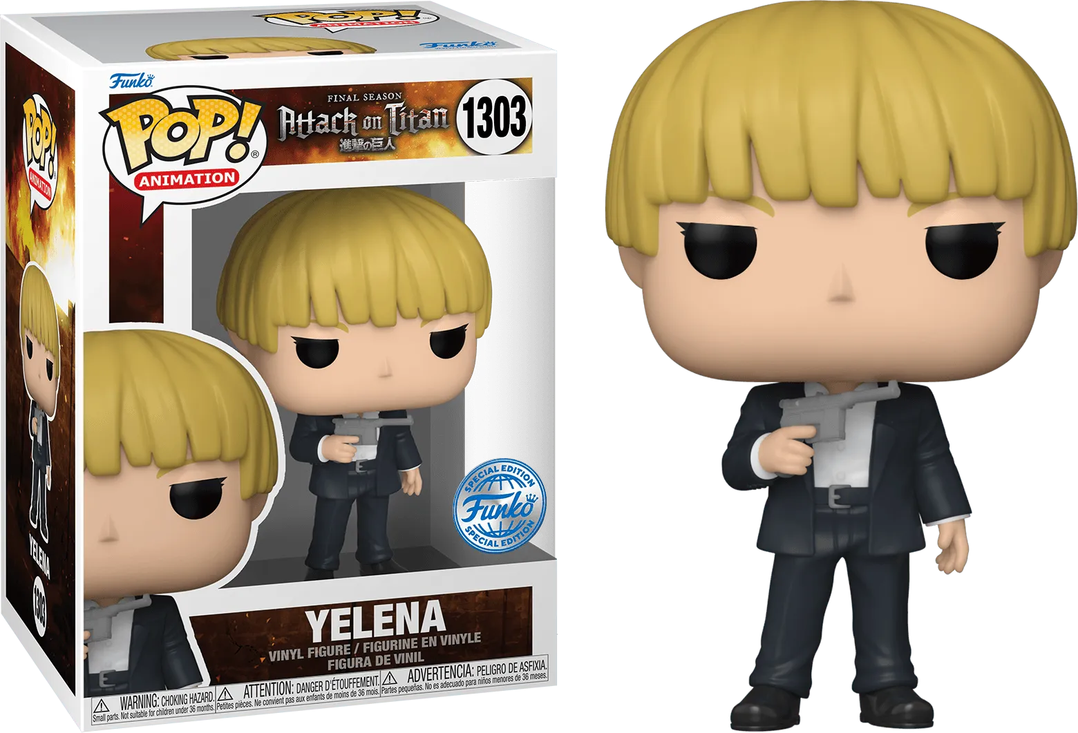 FUN68755 Attack on Titan - Yelena US Exclusive Pop! Vinyl [RS] - Funko - Titan Pop Culture