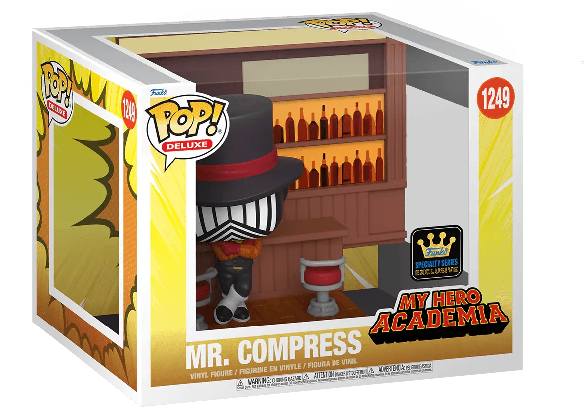 FUN69748 My Hero Academia - Mr. Compress Hideout US Exclusive Pop! Deluxe [RS] - Funko - Titan Pop Culture