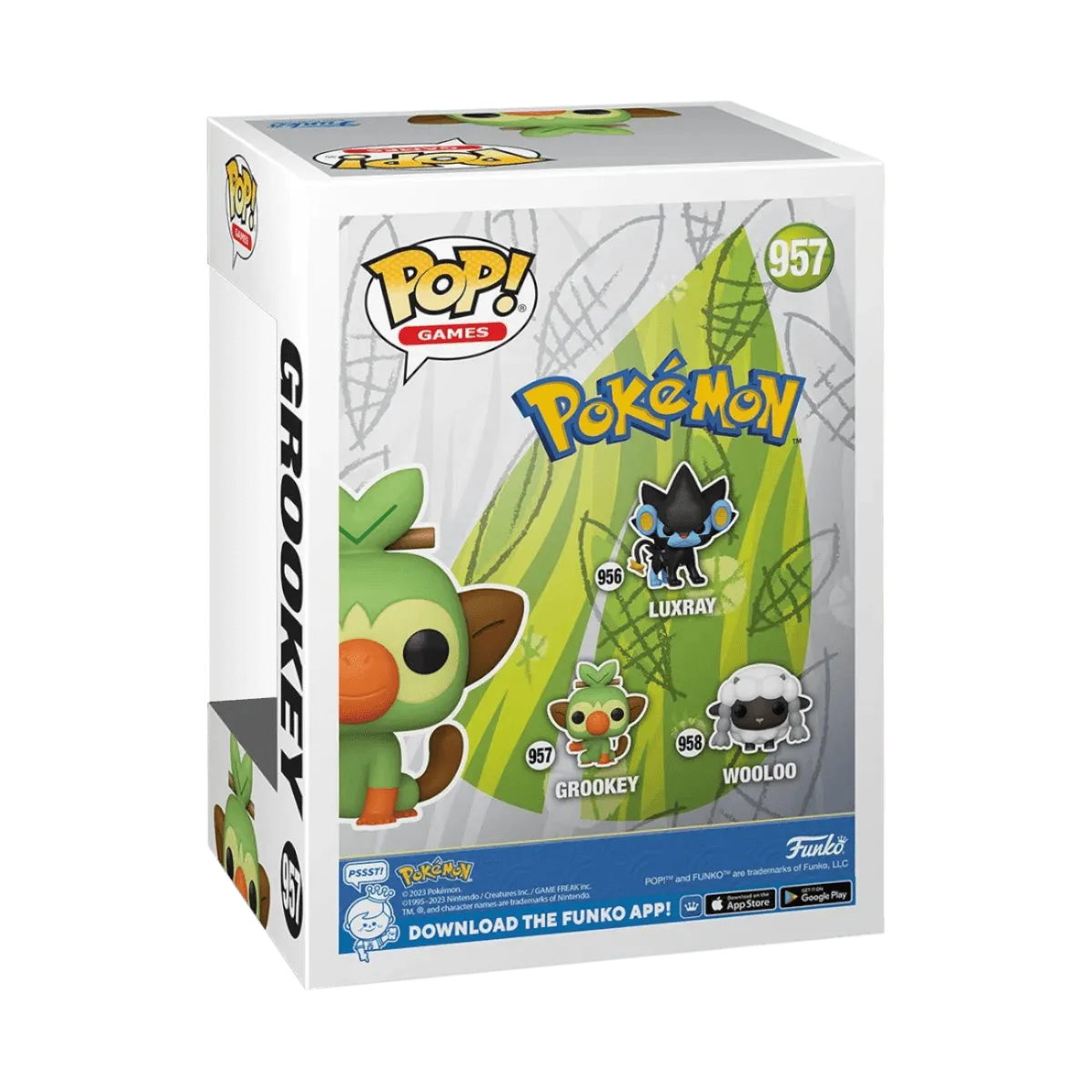 FUN70585 Pokemon - Grookey Pop! Vinyl [RS] - Funko - Titan Pop Culture