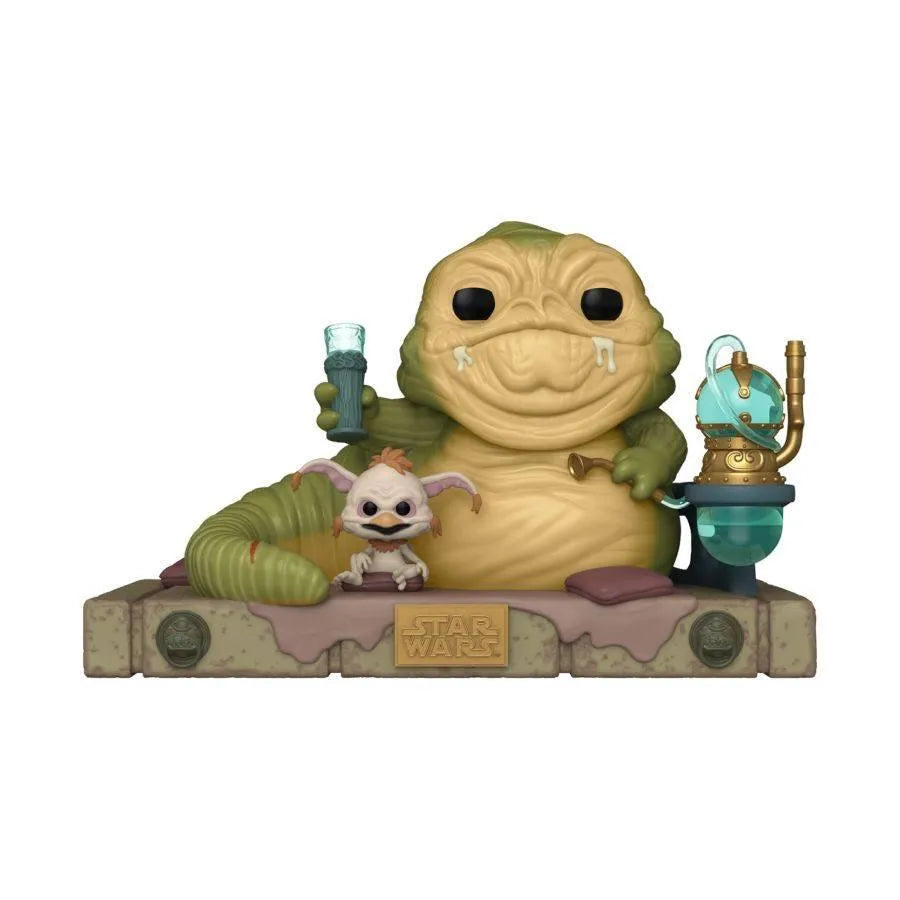 FUN70742 Star Wars: Return of the Jedi 40th Anniversary - Jabba with Salacious Pop! Movie Moment - Funko - Titan Pop Culture