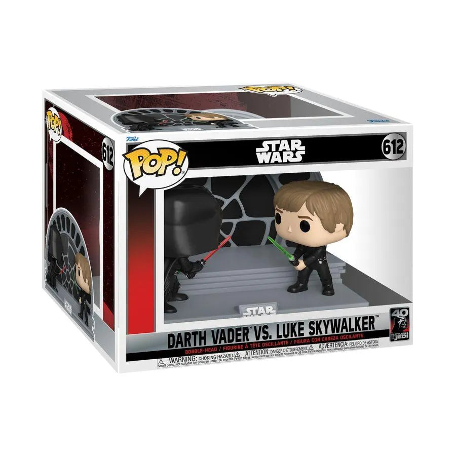 FUN70743 Star Wars: Return of the Jedi 40th Anniversary - Luke vs Vader Pop! Moment - Funko - Titan Pop Culture