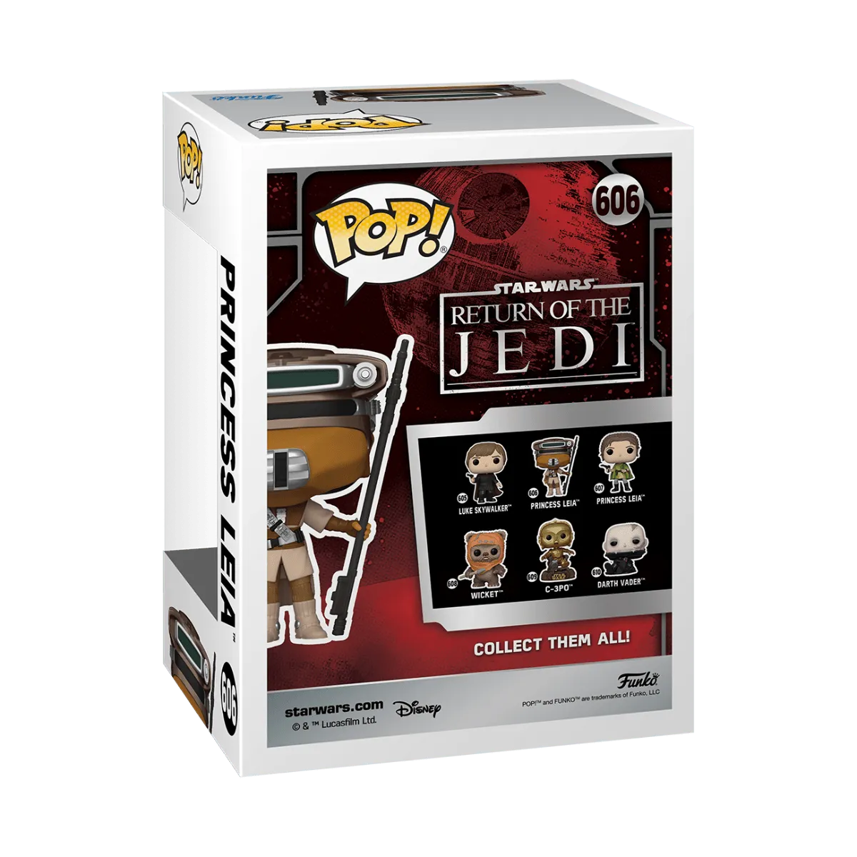 FUN70748 Star Wars: Return of the Jedi 40th Anniversary - Leia Boushh Pop! Vinyl - Funko - Titan Pop Culture
