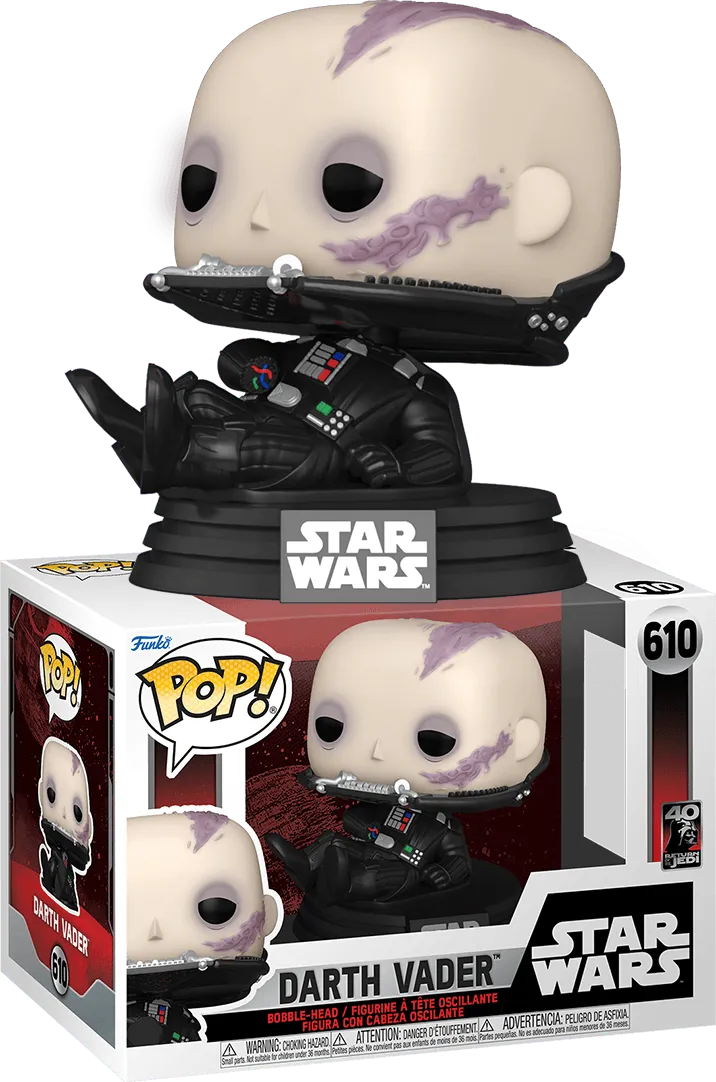 FUN70750 Star Wars: Return of the Jedi 40th Anniversary - Vader Unmasked Pop! Vinyl - Funko - Titan Pop Culture