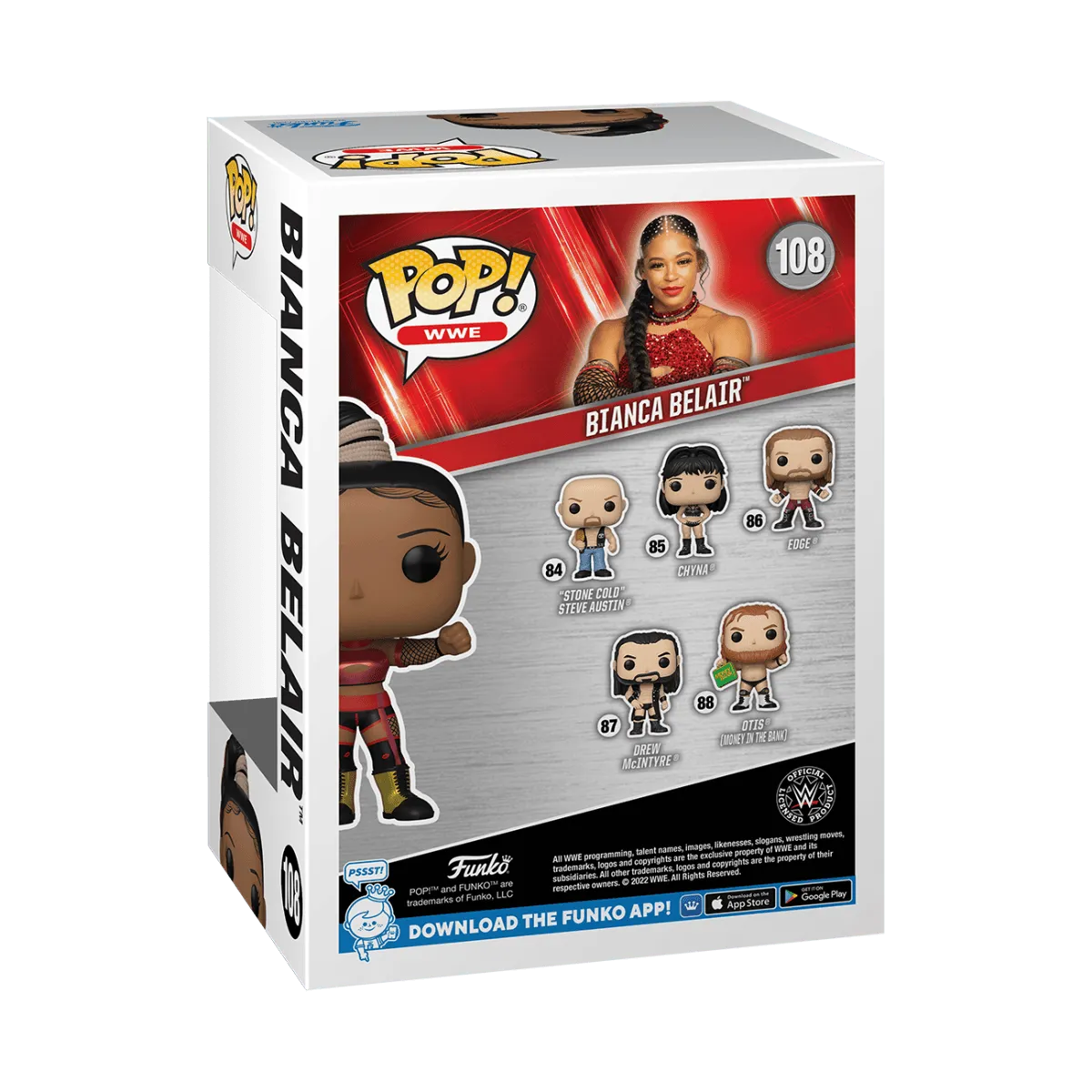 FUN70912 WWE - Bianca Belair Wrestlemania 38 Pop! Vinyl - Funko - Titan Pop Culture