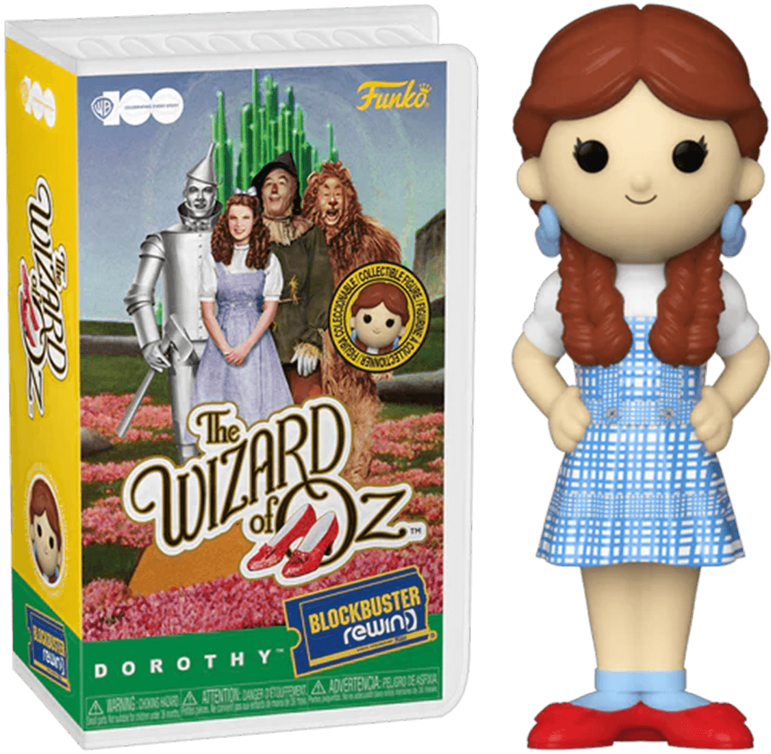 FUN71012 The Wizard of Oz - Dorothy (with chase) Rewind Vinyl Figure - Funko - Titan Pop Culture