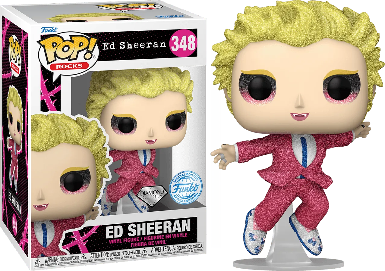FUN71047 Ed Sheeran - Bad Habits US Exclusive Diamond Glitter Pop! Vinyl [RS] - Funko - Titan Pop Culture