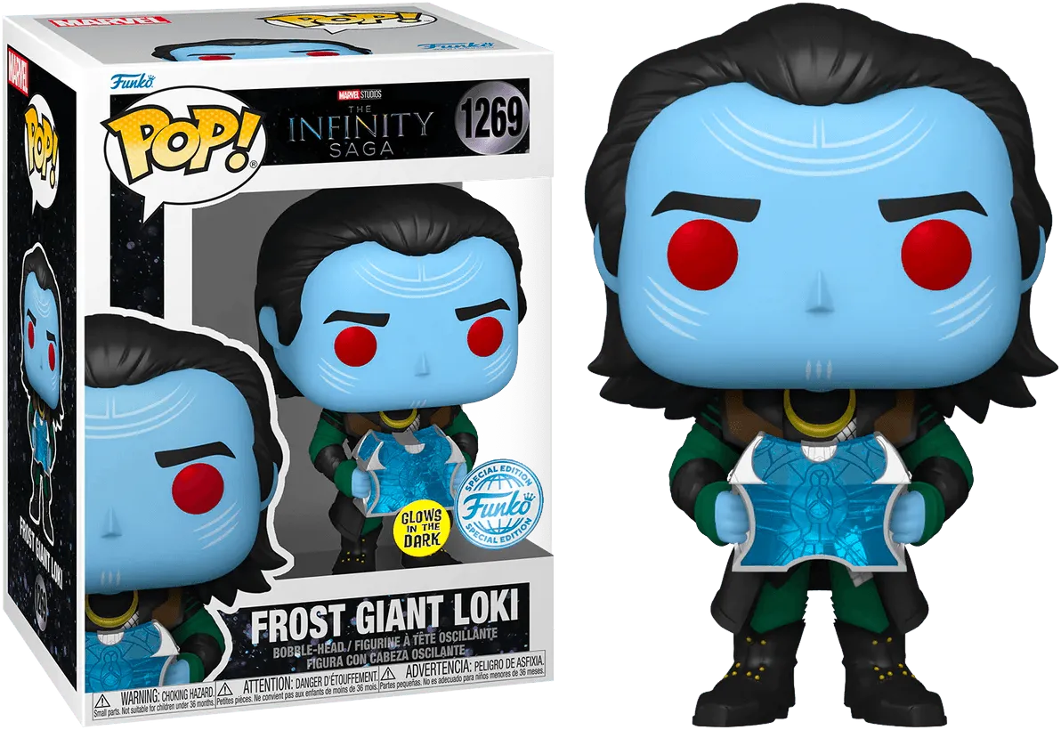 FUN71063 Thor - Frost Giant Loki US Exclusive Glow Pop! Vinyl [RS] - Funko - Titan Pop Culture
