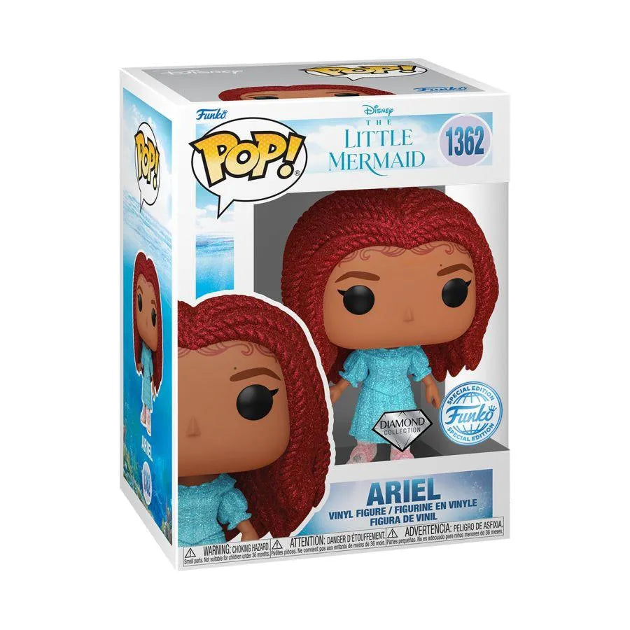 FUN71123 Little Mermaid (2023) - Ariel US Exclusive Diamond Glitter Pop! Vinyl [RS] - Funko - Titan Pop Culture
