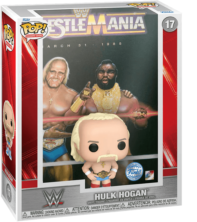 FUN71141 WWE - Hulk Hogan Wrestlemania Pop! Vinyl Cover - Funko - Titan Pop Culture