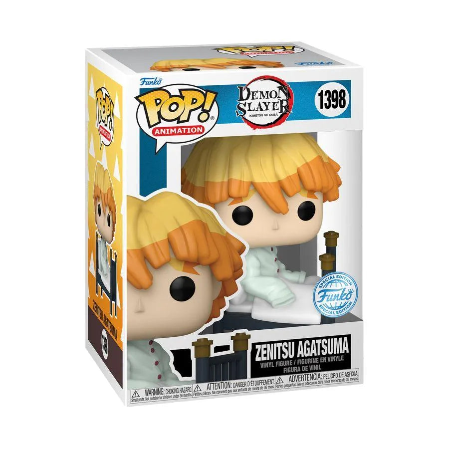 FUN71280 Demon Slayer - Zenitsu Recovering US Exclusive Pop! Vinyl [RS] - Funko - Titan Pop Culture