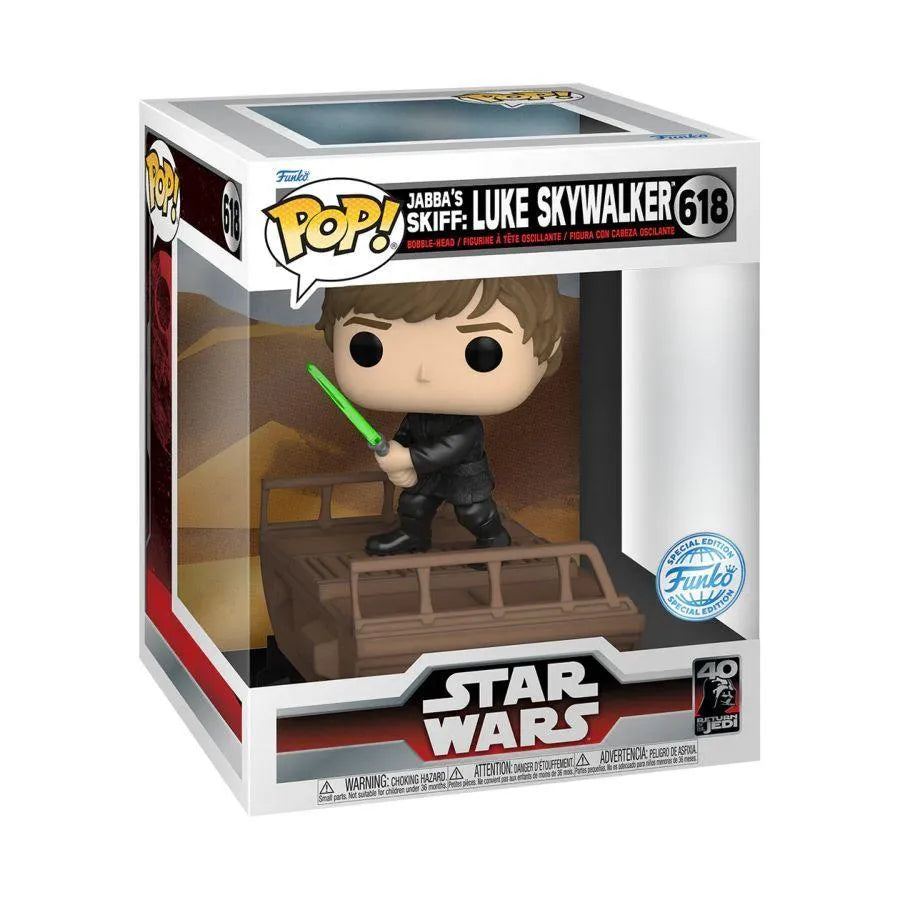 FUN71283 Star Wars: Return of the Jedi - Luke Skywalker Build-A-Scene US Exclusive Pop! Deluxe [RS] - Funko - Titan Pop Culture