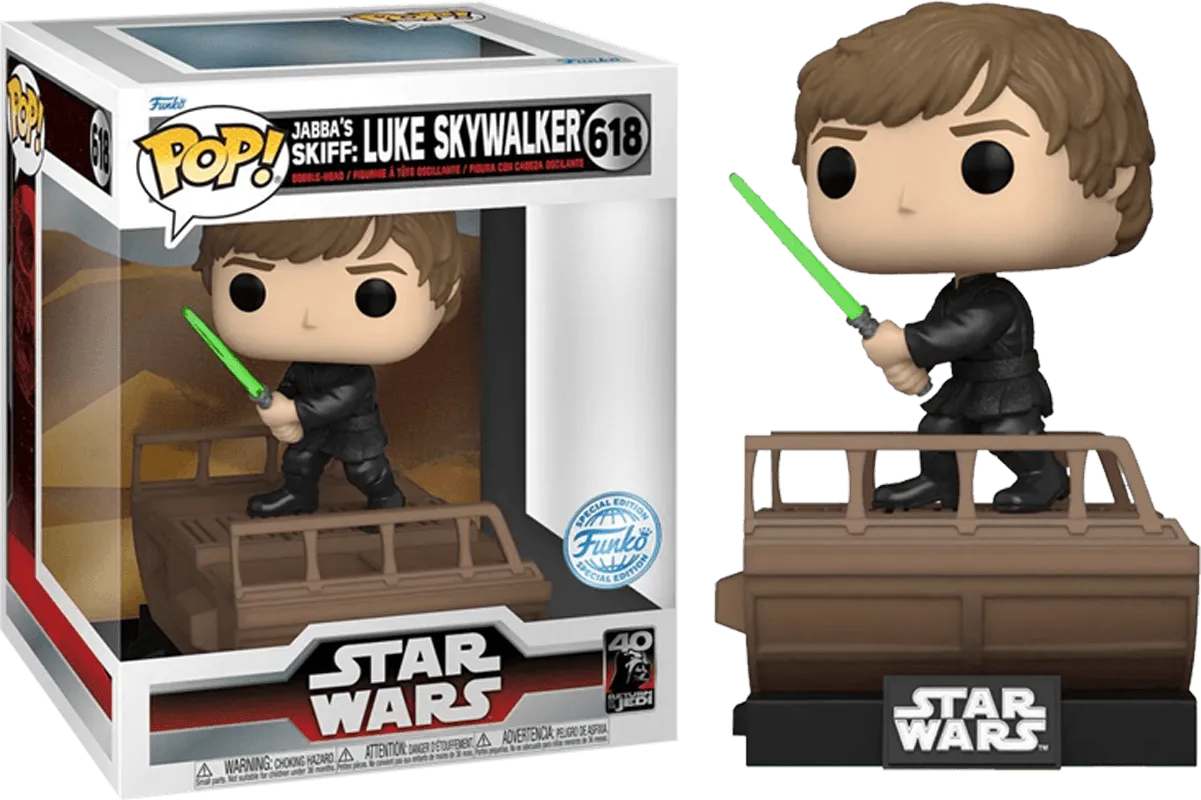 FUN71283 Star Wars: Return of the Jedi - Luke Skywalker Build-A-Scene US Exclusive Pop! Deluxe [RS] - Funko - Titan Pop Culture