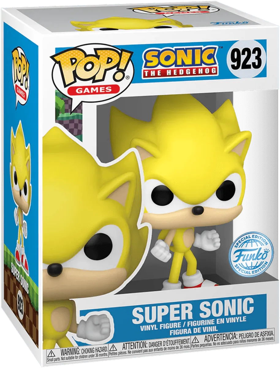 FUN71532CBUNDLE Sonic - Super Sonic US Exclusive Pop! Vinyl - Chase Bundle [RS] - Funko - Titan Pop Culture