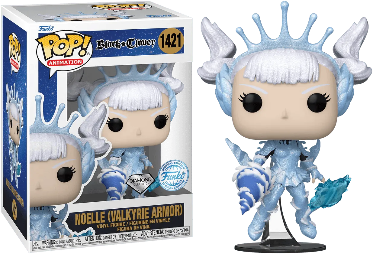 FUN71632 Black Clover - Noelle in Valkyrie Armor US Exclusive Diamond Glitter Pop! Vinyl [RS] - Funko - Titan Pop Culture