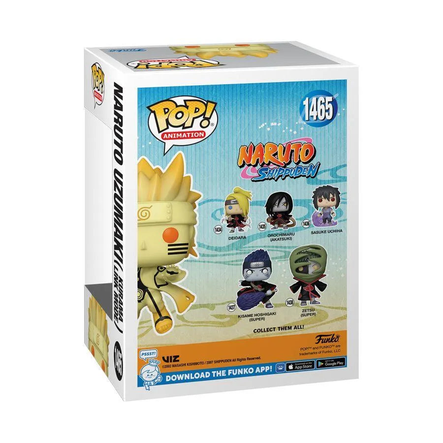 FUN71633CASE Naruto - Naruto Uzumaki (Kurama Link Mode) US Exclusive Pop! Vinyl - Chase Case [RS] - Funko - Titan Pop Culture