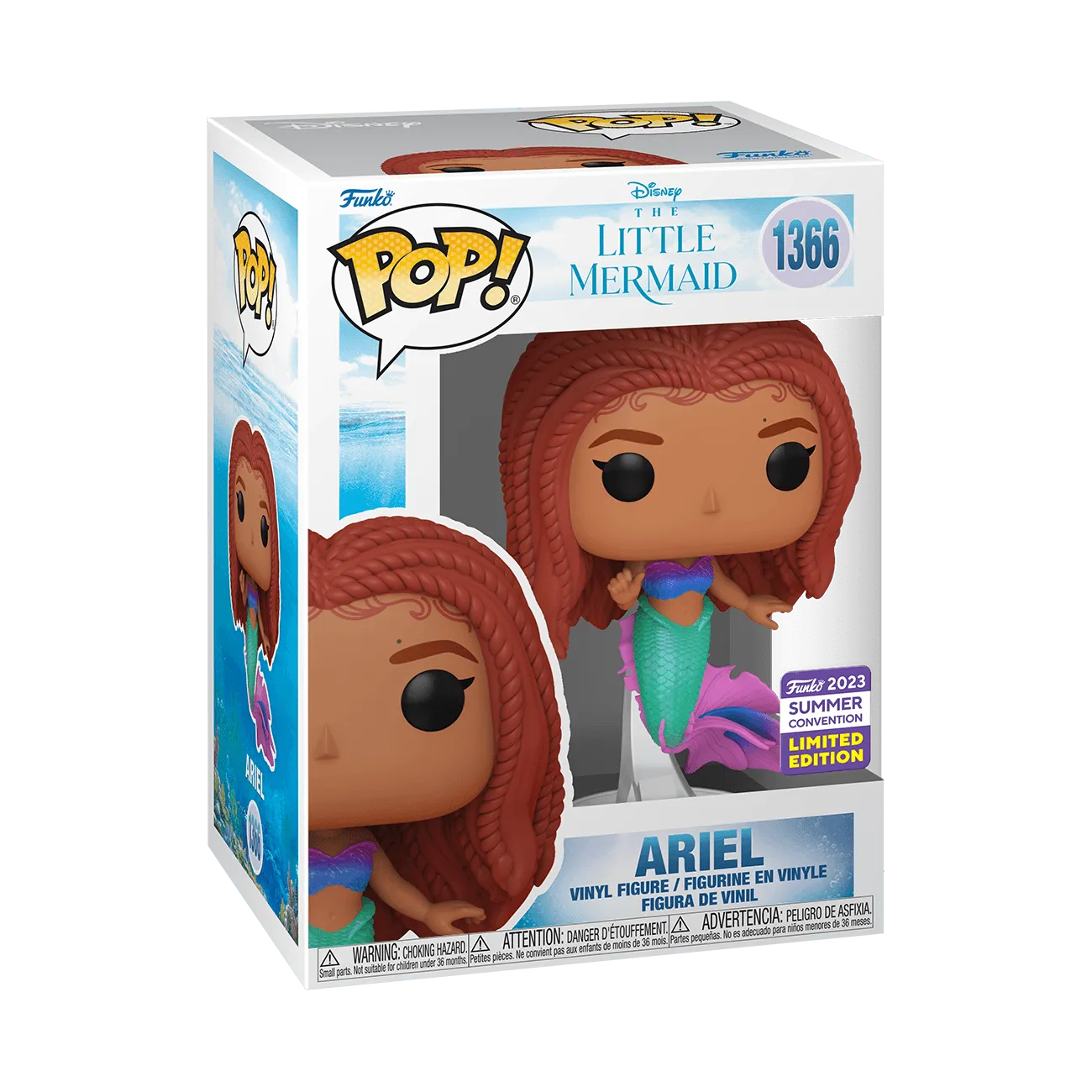 FUN71756 Little Mermaid (2023) - Ariel as Mermaid SDCC 2023 US Exclusive Pop! Vinyl [RS] - Funko - Titan Pop Culture