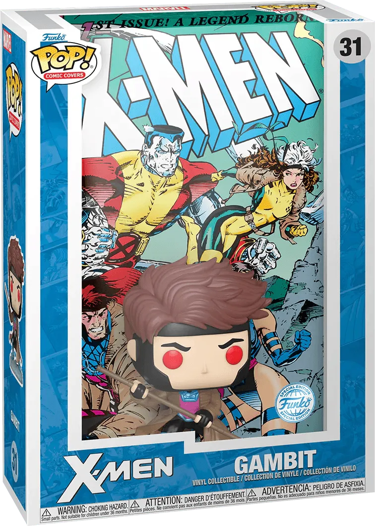FUN71980 Marvel Comics - X-men #1 (Gambit) US Exclusive Pop! Comic Cover [RS] - Funko - Titan Pop Culture