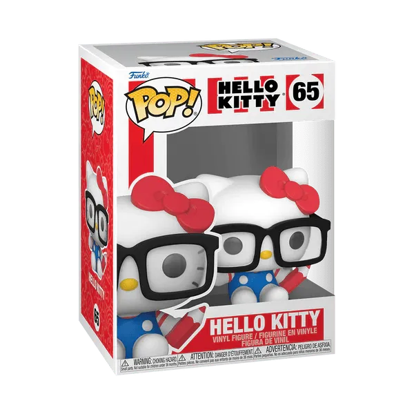 FUN72055 Hello Kitty - Hello Kitty with Glasses Pop! Vinyl - Funko - Titan Pop Culture