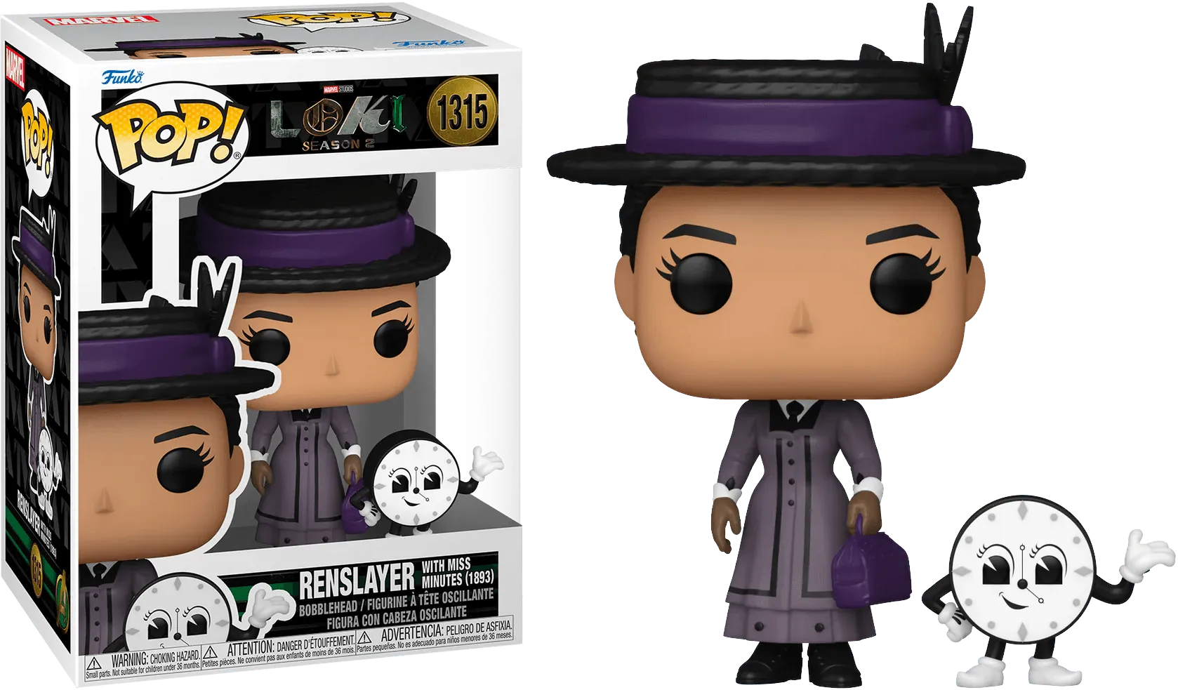 FUN72172 Loki (TV) - Renslayer with Miss Minutes (1893) Pop Vinyl - Funko - Titan Pop Culture