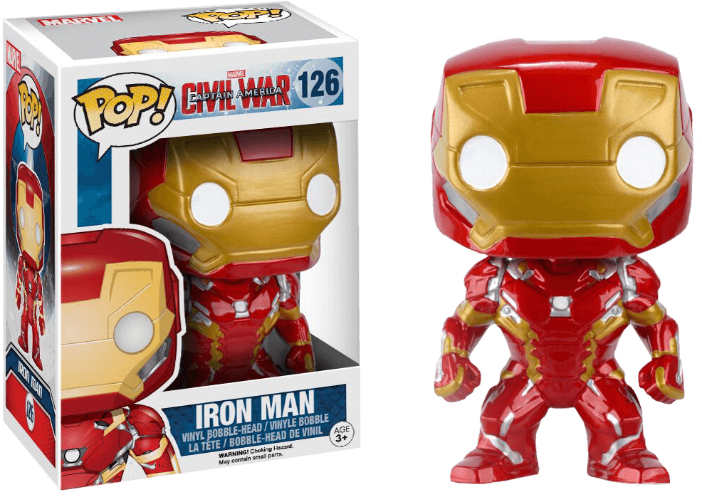 Captain America 3: Civil War - Iron Man Pop! Vinyl Funko Titan Pop Culture