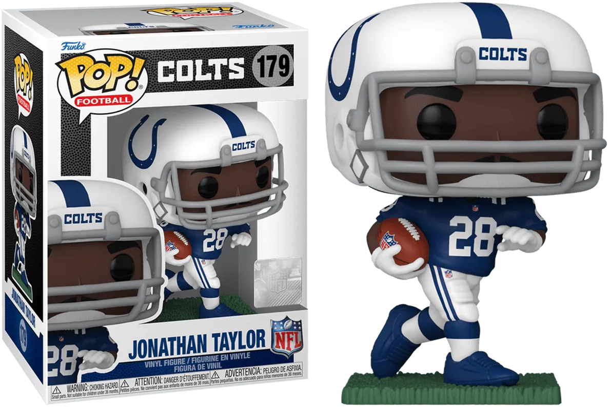 FUN72241 NFL: Colts - Jonathan Taylor Pop! Vinyl - Funko - Titan Pop Culture