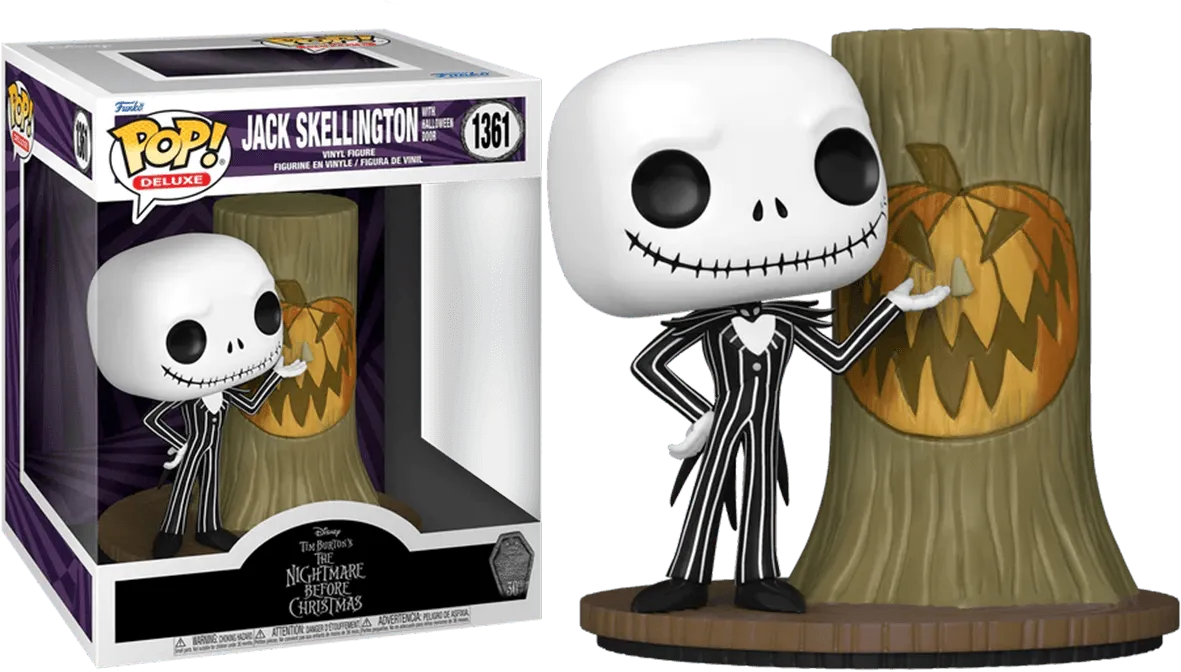 FUN72311 The Nightmare Before Christmas - Jack with Halloween Town Door 30th Anniversary Pop! Deluxe - Funko - Titan Pop Culture