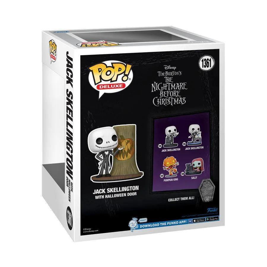 FUN72311 The Nightmare Before Christmas - Jack with Halloween Town Door 30th Anniversary Pop! Deluxe - Funko - Titan Pop Culture