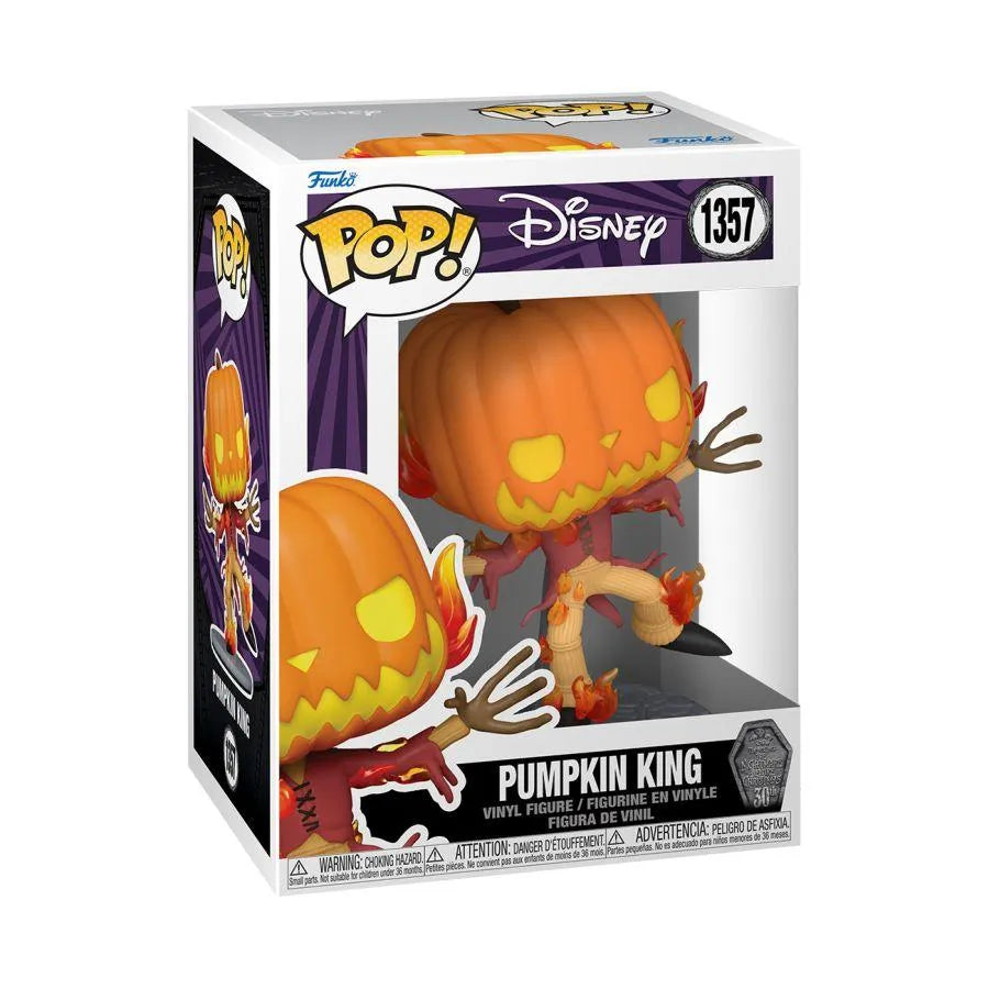 FUN72314 The Nightmare Before Christmas - Pumpkin King 30th Anniversary Pop! Vinyl - Funko - Titan Pop Culture