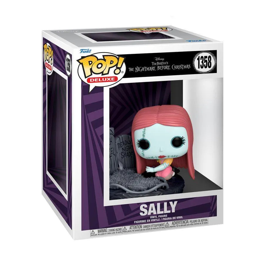 FUN72315 The Nightmare Before Christmas - Sally with Gravestone 30th Anniversary Pop! Deluxe - Funko - Titan Pop Culture