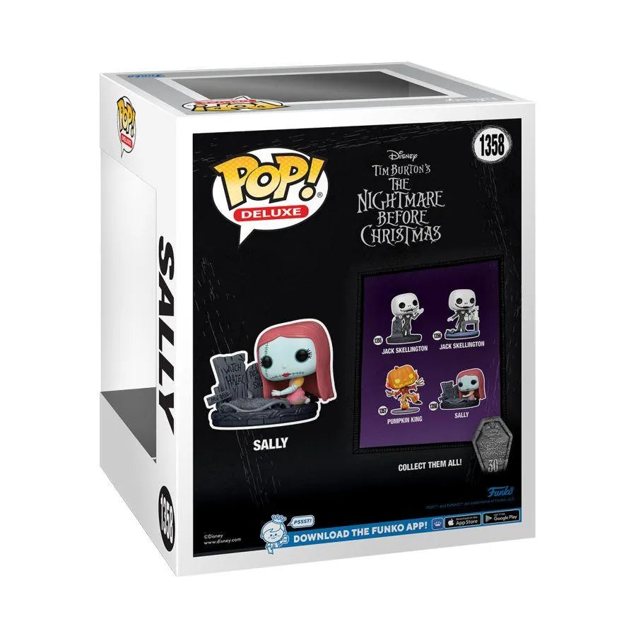 FUN72315 The Nightmare Before Christmas - Sally with Gravestone 30th Anniversary Pop! Deluxe - Funko - Titan Pop Culture