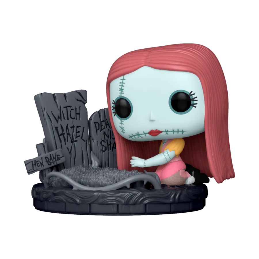 FUN72315 The Nightmare Before Christmas - Sally with Gravestone 30th Anniversary Pop! Deluxe - Funko - Titan Pop Culture