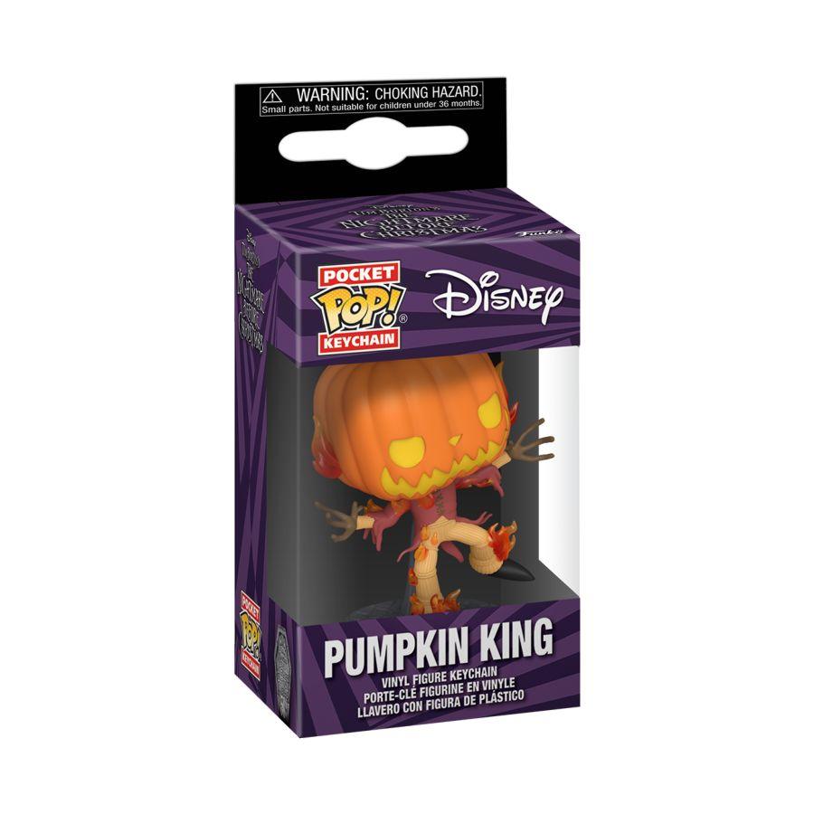 FUN72317 The Nightmare Before Christmas - Pumpkin King 30th Anniversary Pocket Pop! Keychain - Funko - Titan Pop Culture