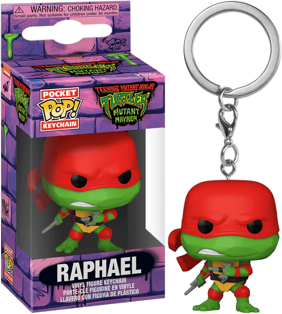 FUN72331 Teenage Mutant Ninja Turtles: Mutant Mayhem (2023) - Raphael Pop! Keychain - Funko - Titan Pop Culture