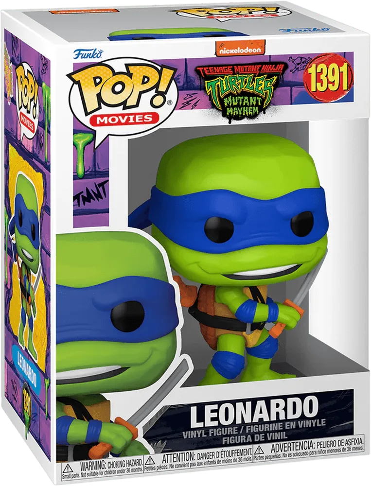 FUN72332 Teenage Mutant Ninja Turtles: Mutant Mayhem (2023) - Leonardo Pop! Vinyl - Funko - Titan Pop Culture
