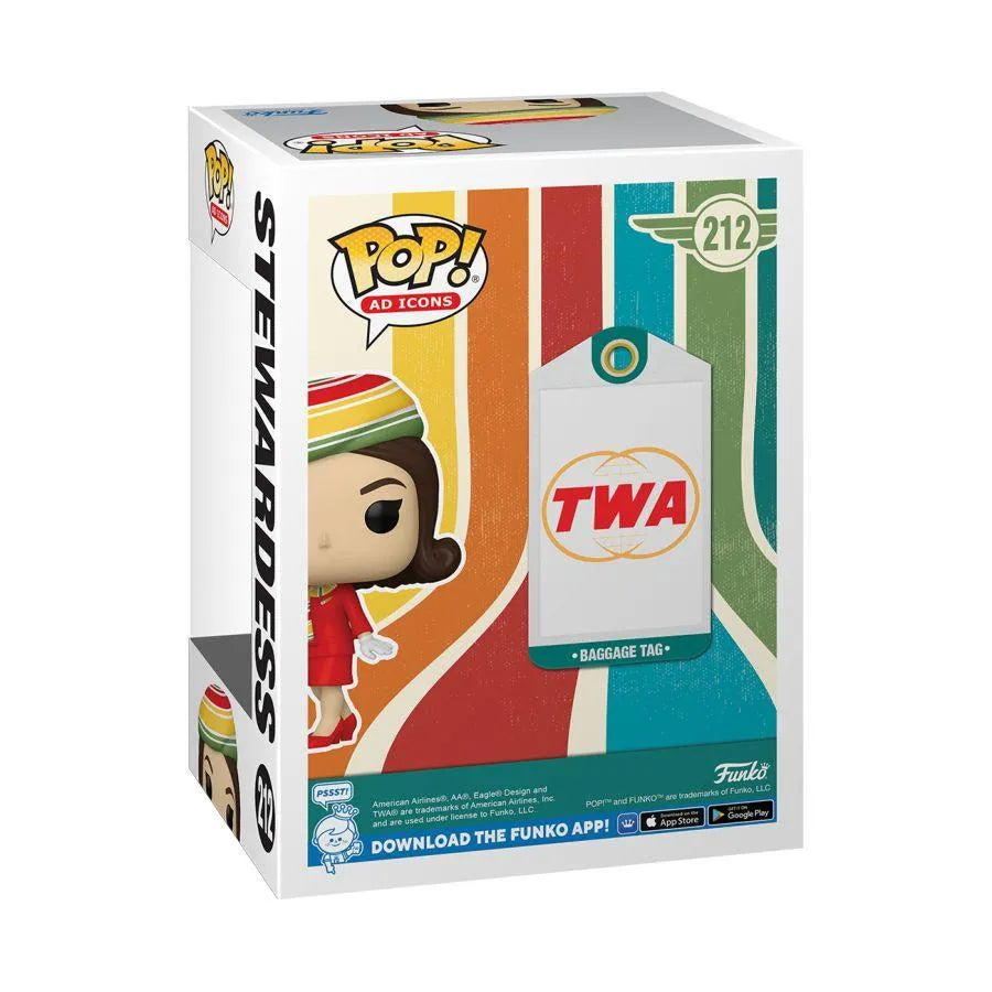 FUN72520 Ad Icons: TWA - Stewardess Pop! Vinyl - Funko - Titan Pop Culture