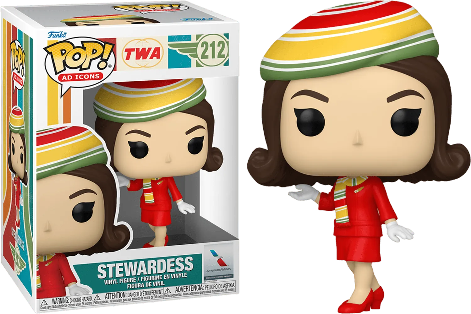FUN72520 Ad Icons: TWA - Stewardess Pop! Vinyl - Funko - Titan Pop Culture