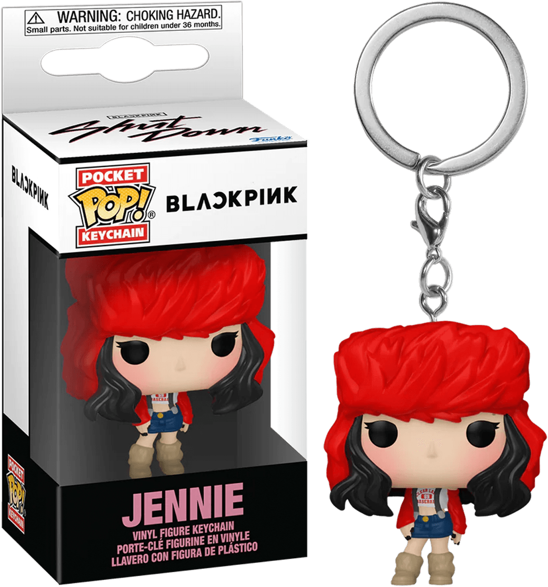 FUN72599 BLACKPINK - Jennie Pocket Pop! Keychain - Funko - Titan Pop Culture