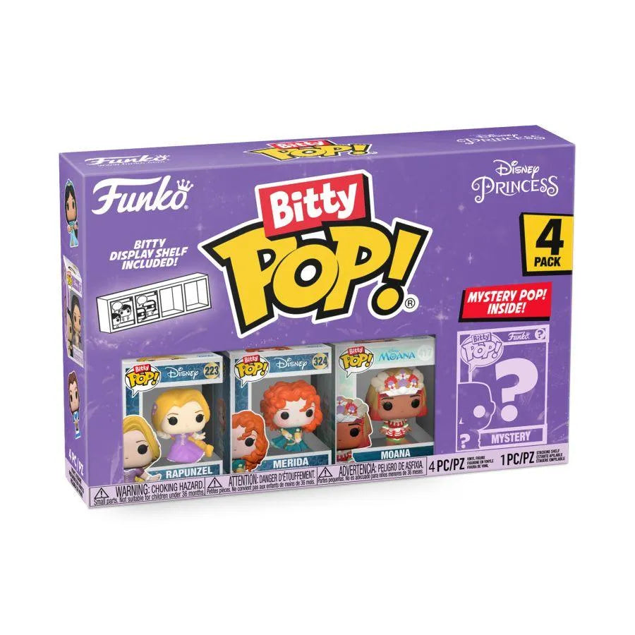 FUN73030 Disney Princess - Rapunzel Bitty Pop! 4-Pack - Funko - Titan Pop Culture