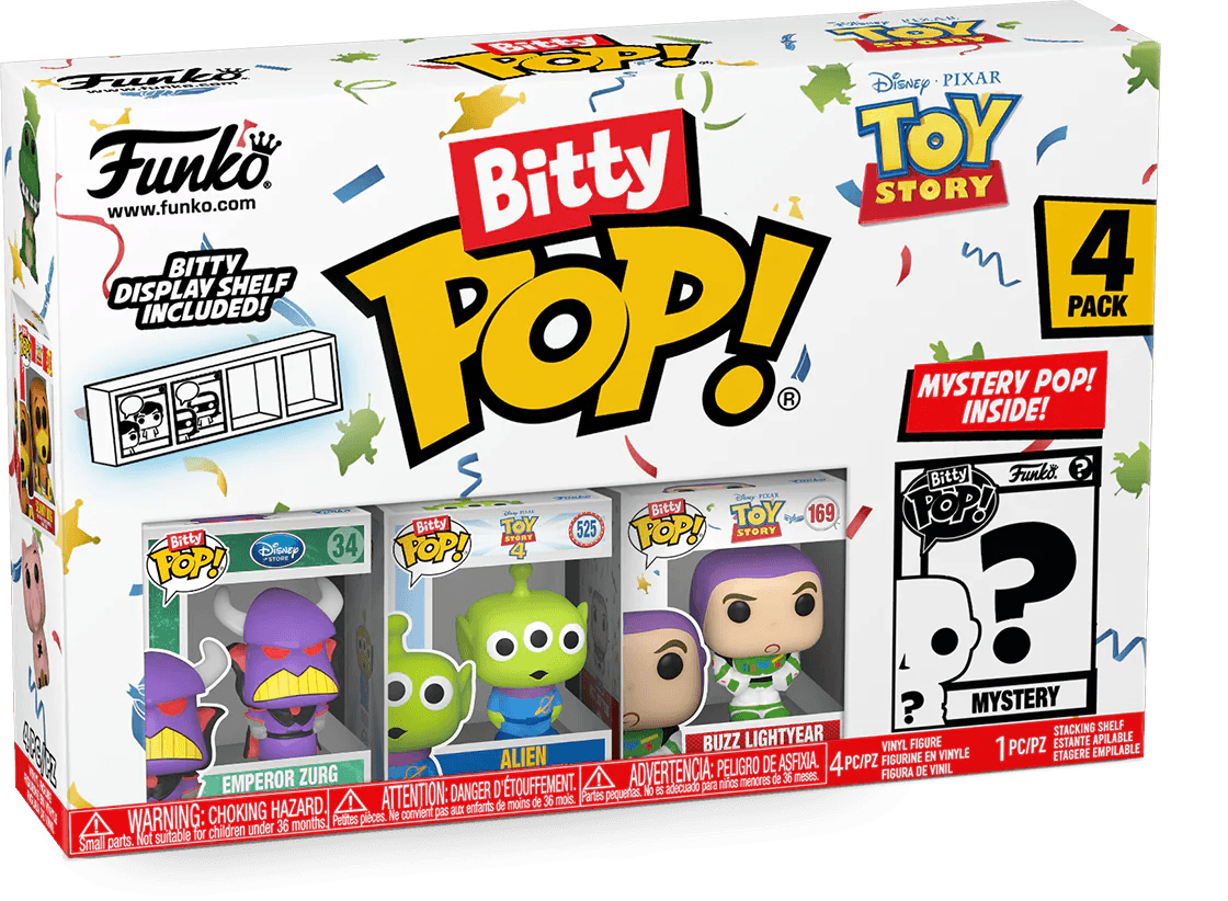 FUN73043 Toy Story - Zurg Bitty Pop! 4-Pack - Funko - Titan Pop Culture